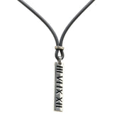 ティファニー アトラス ネックレス ブラック SV925 シルバー ラバー レディース TIFFANY&Co. 【中古】